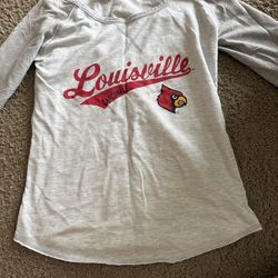 Women’s University of Louisville “Cardinals”, quarter length sleeves shirt