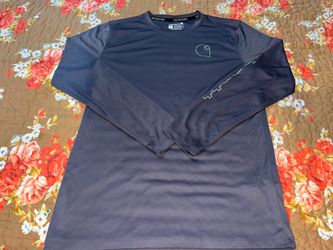 Carhartt Force Sun Defender Men's Relaxed Crew Long Sleeve T-Shirt Blue S