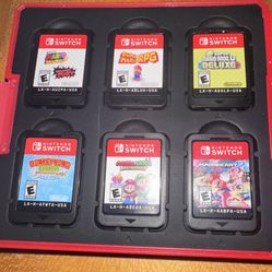 Nintendo Switch Plus 6 Games Of Mario 