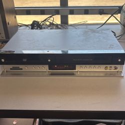 Lg DVD And VHS Player Tested No Remote 