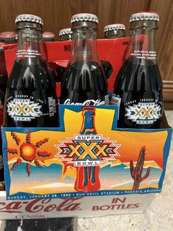 Super Bowl XXX Coke Bottles 
