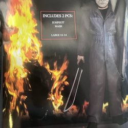 Halloween II Michael Myers Costume (Large 12-14)