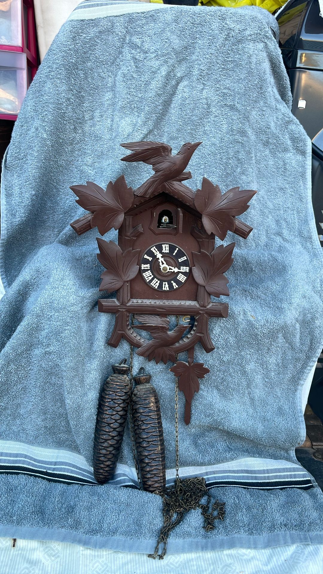 Vintage German Cuckoo Clock – Fully Functional – Hubert Herr