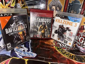 PlayStation 3 Games Bundle: Battlefield 3, Infamous, Killzone 3