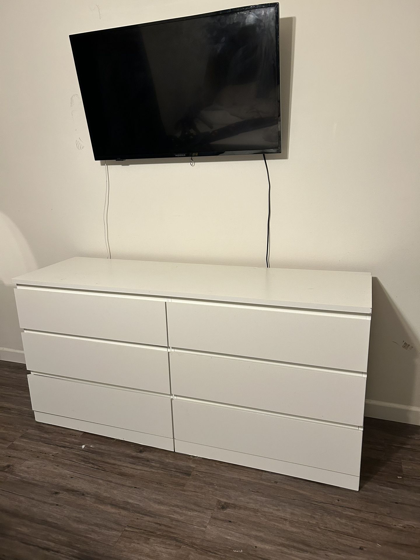 Large White Dresser