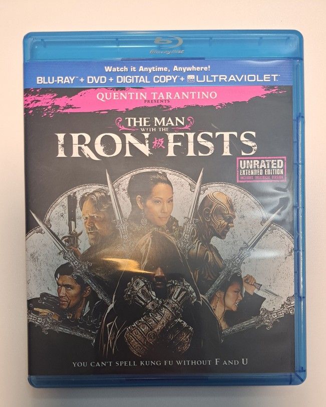 The Man With The Iron Fists Bluray DVD USED