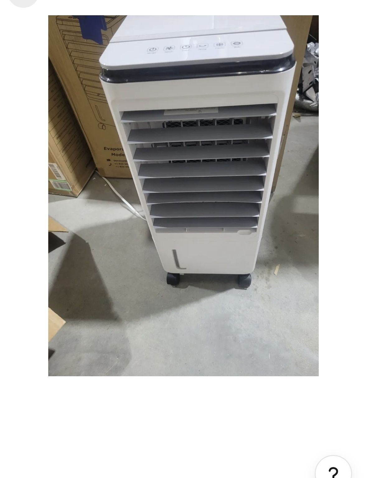 Evaporative Air Cooler Model BL-205DLR Open Box