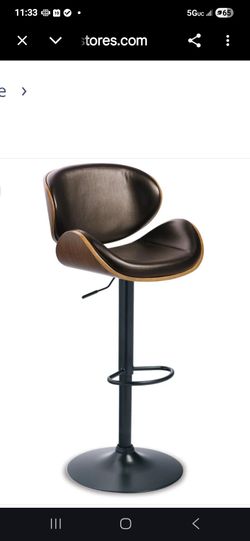 4 adjustable Ashley fine furniture bar stools