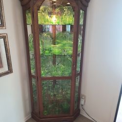 Corner China Cabinet.