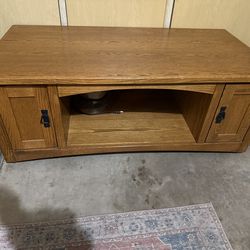 Solid wood coffee table