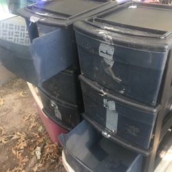 Both Three Drawer Storage Cabinets For Only $25 Firm