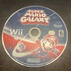 Super Mario Galaxy (Nintendo Wii, 2007) Disc Only Tested