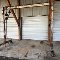 Gantry Crane with 2 Chain Fall Hoists