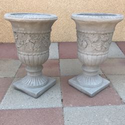 New Cement Small Flower Pots Perfect Gift For Any Occasion !