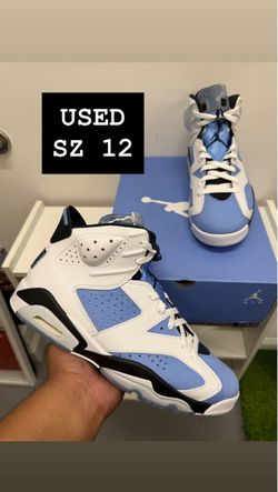 USED Air Jordan 6 UNC home SZ 12