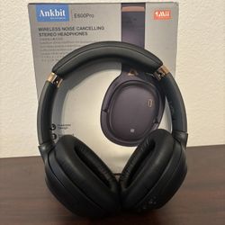 Ankbit E600Pro Hybrid Active Noise Cancelling Headphones with aptX HD Black