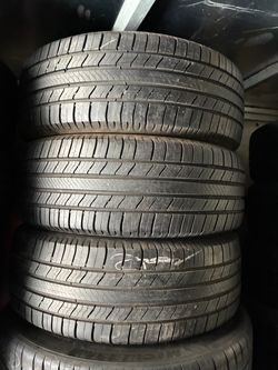 235-55-19 Michelin Defender (4) 350$ Installed and Balanced Located at 1305 Preston Ave Pasadena Tx 77503