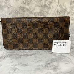 Louis Vuitton Damier Ebene Insolite Wallet Authentic