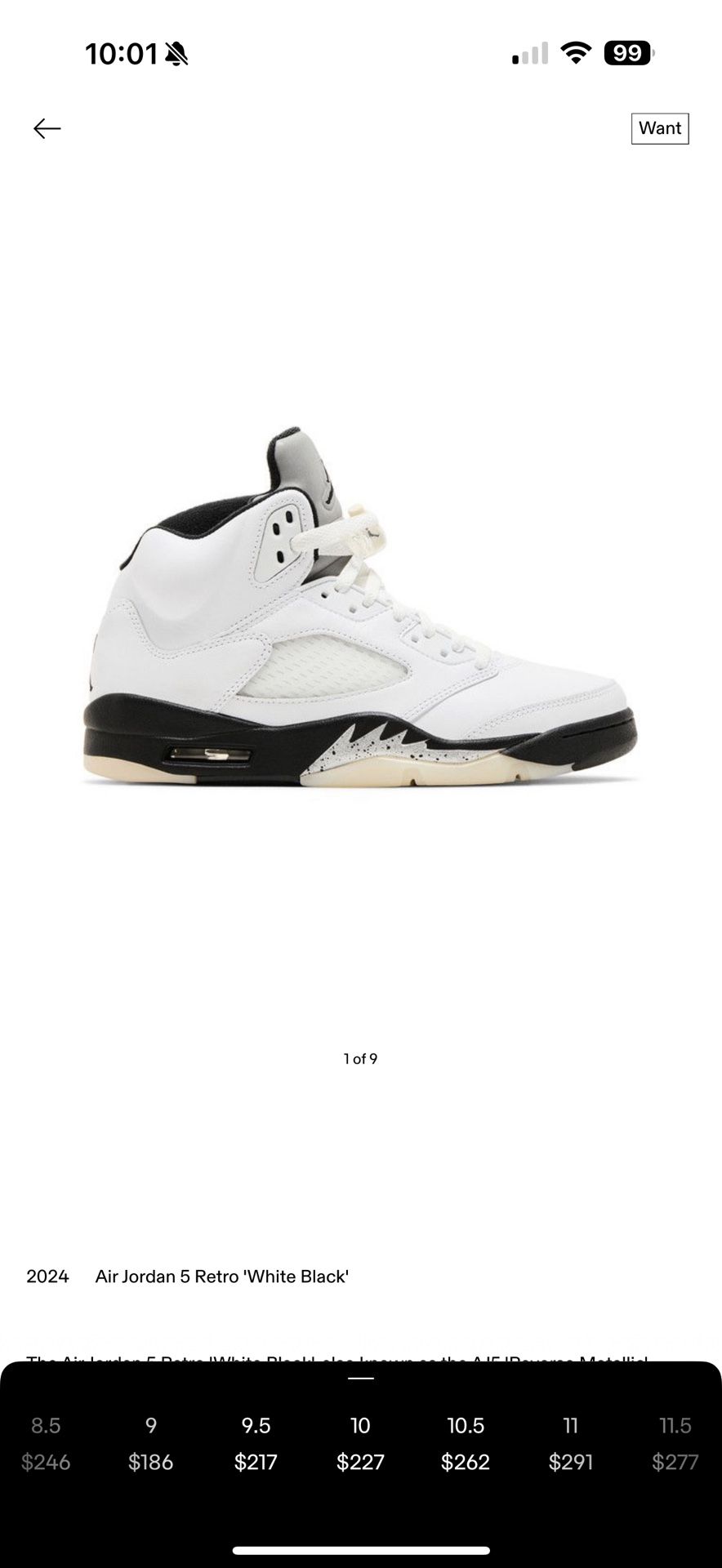 Jordan 5 “white Black” / Bapestas BLACK/White Bundle