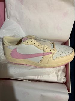 Jordan 1 Retro Low OG Travis Scott Shy Pink
