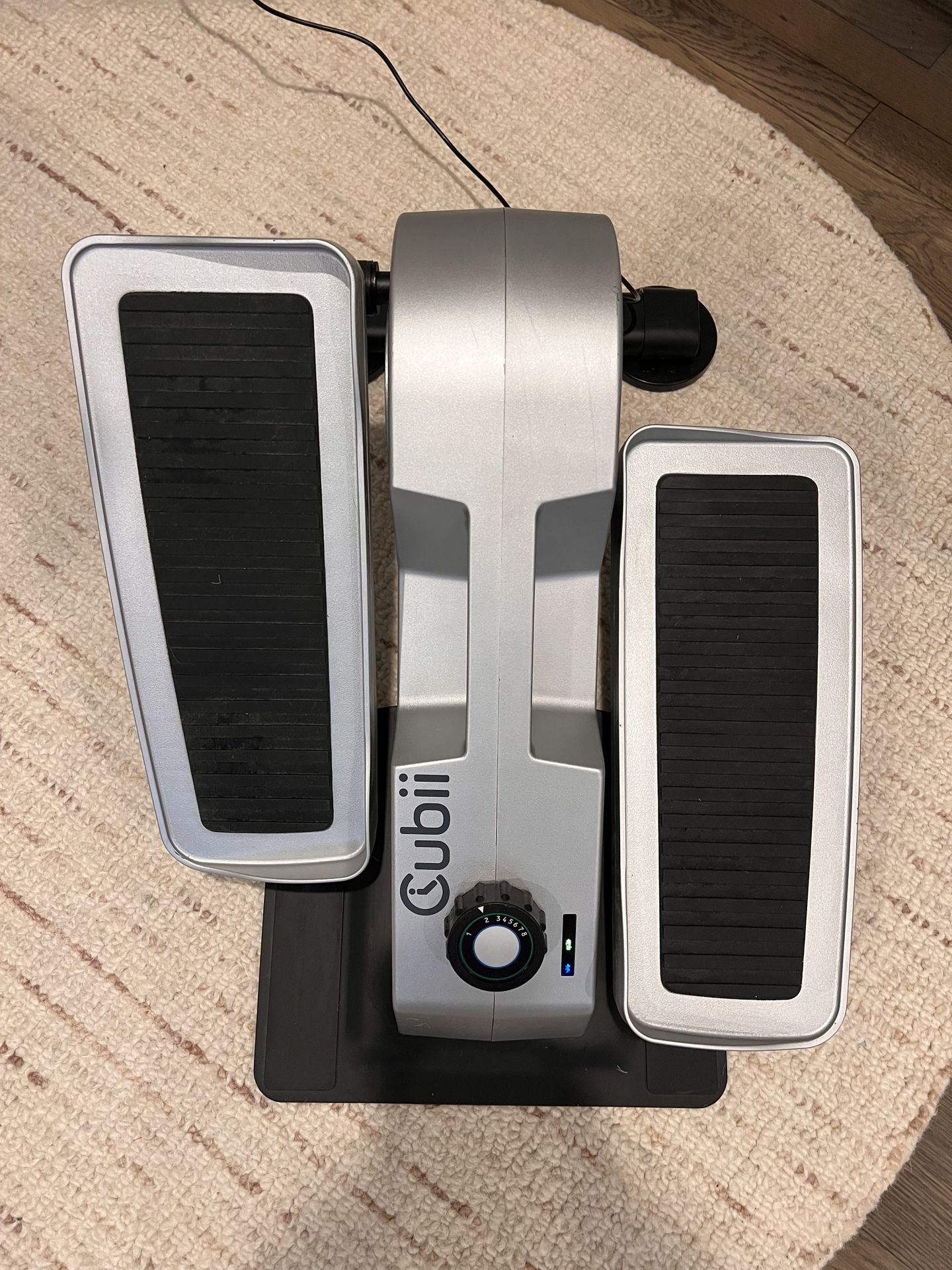 Cubii Pro Chrome Under Desk Elliptical - Bluetooth + App