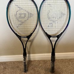 2 Tennis Rackets Dunlop