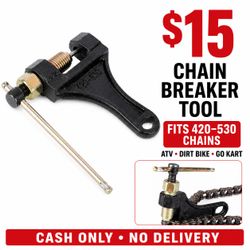 LUPING Motorcycle & ATV Chain Breaker Tool – Fits 420–530 Chains