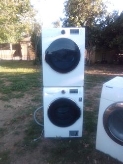 Stackable washer and dryer