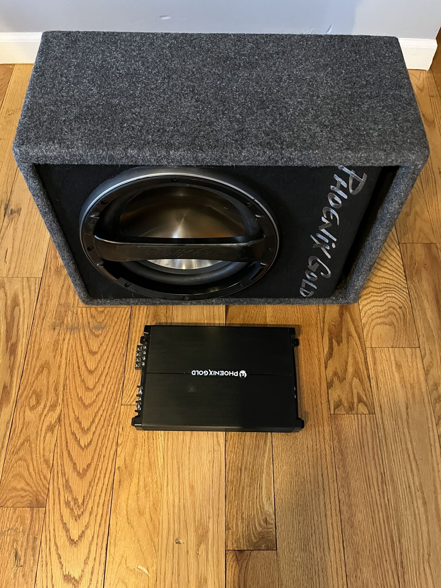 Phoenix  Gold Subwoofer & Amplifier 