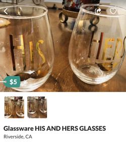 His and hers glasses