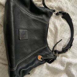 Dooney And Bourke Black Leather Perfect Condition 