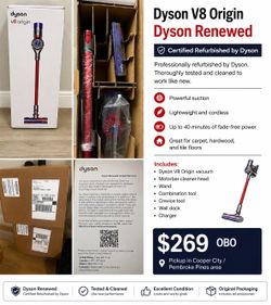 Dyson V8 Origin – Dyson Renewed