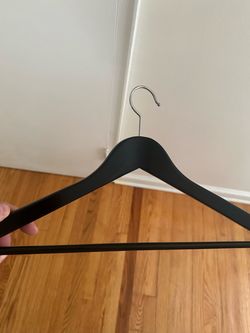 Heavy Black Coat Hangar