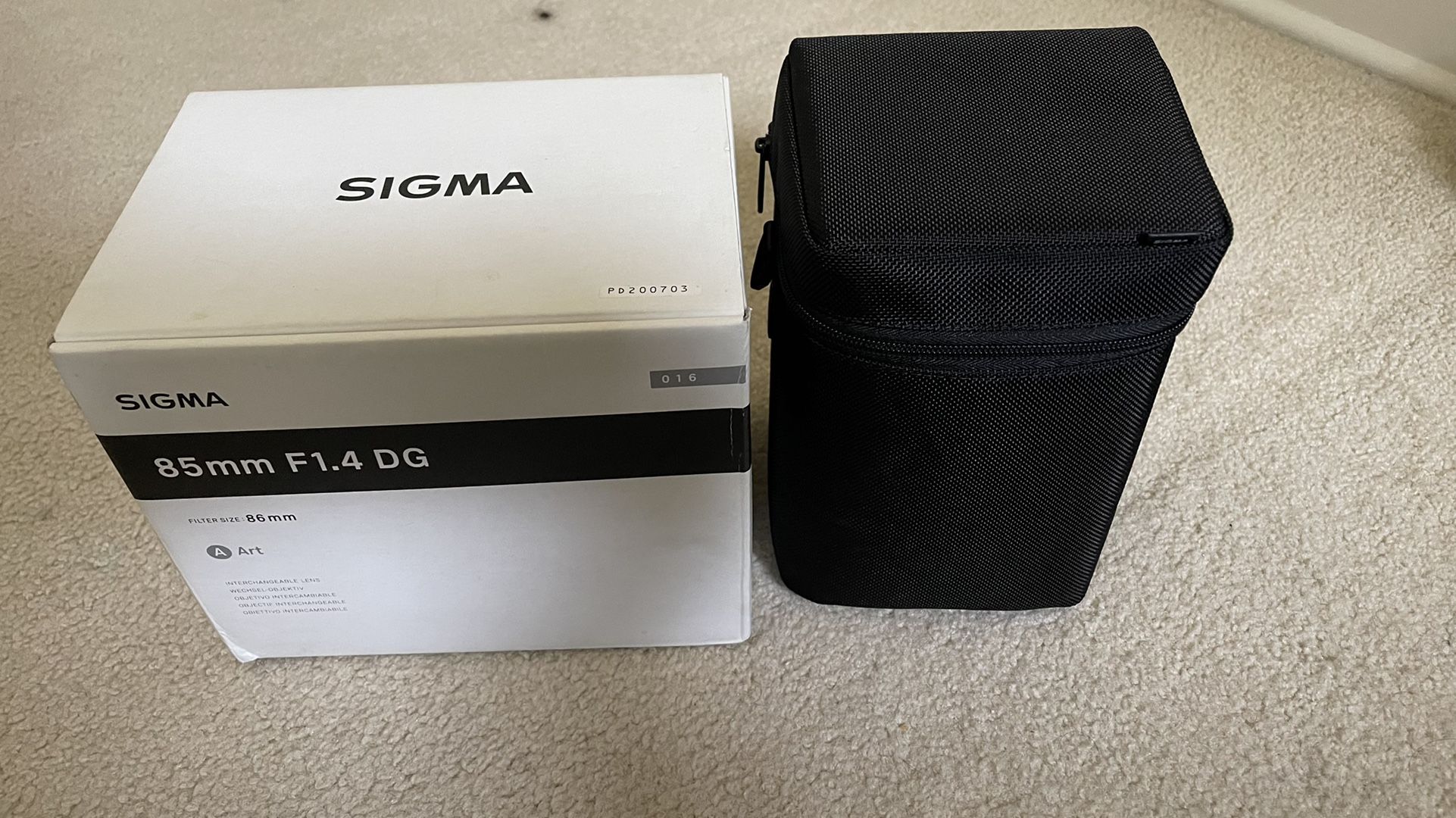 Sigma 85mm F1.4 DG HSM Art Lens for Sony E Mount