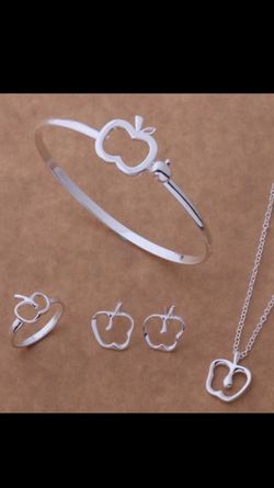 4 piece sterling silver set! Stamped 925