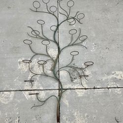 Metal Rustic Plant Tree