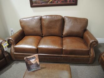 Rocky Mountain Polo Leather Sofa