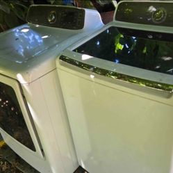 Samsung Wash And Electric Dryer