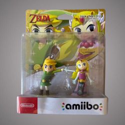 Amiibo The Legend of Zelda 2-Pack Toon Link Zelda Wind Waker Nintendo