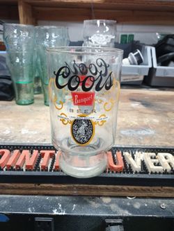 Vintage Coors beer glass