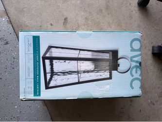 The Avec Margate 1-Light Modern Craftsman Black Outdoor Wall Lantern