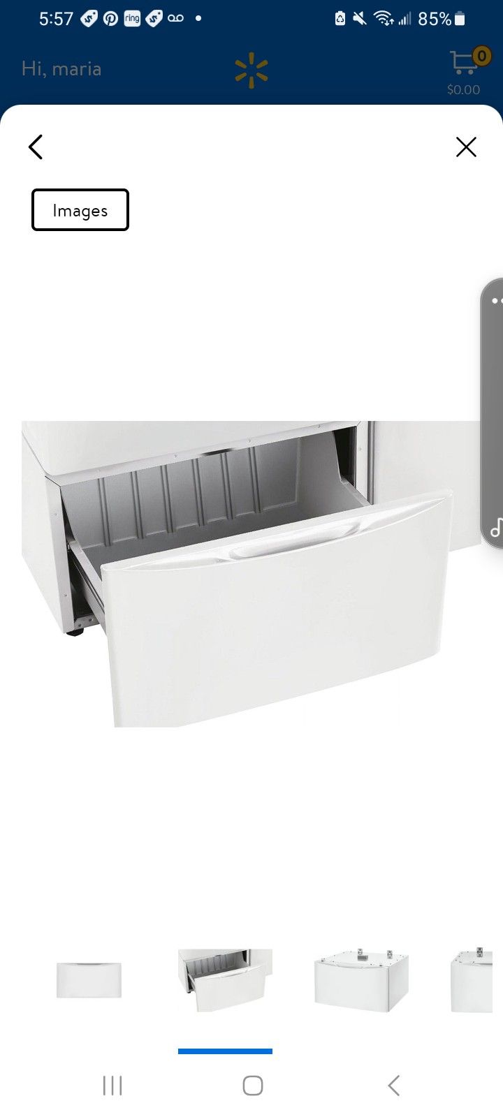 Electrolux Washer and dryer Pedastals