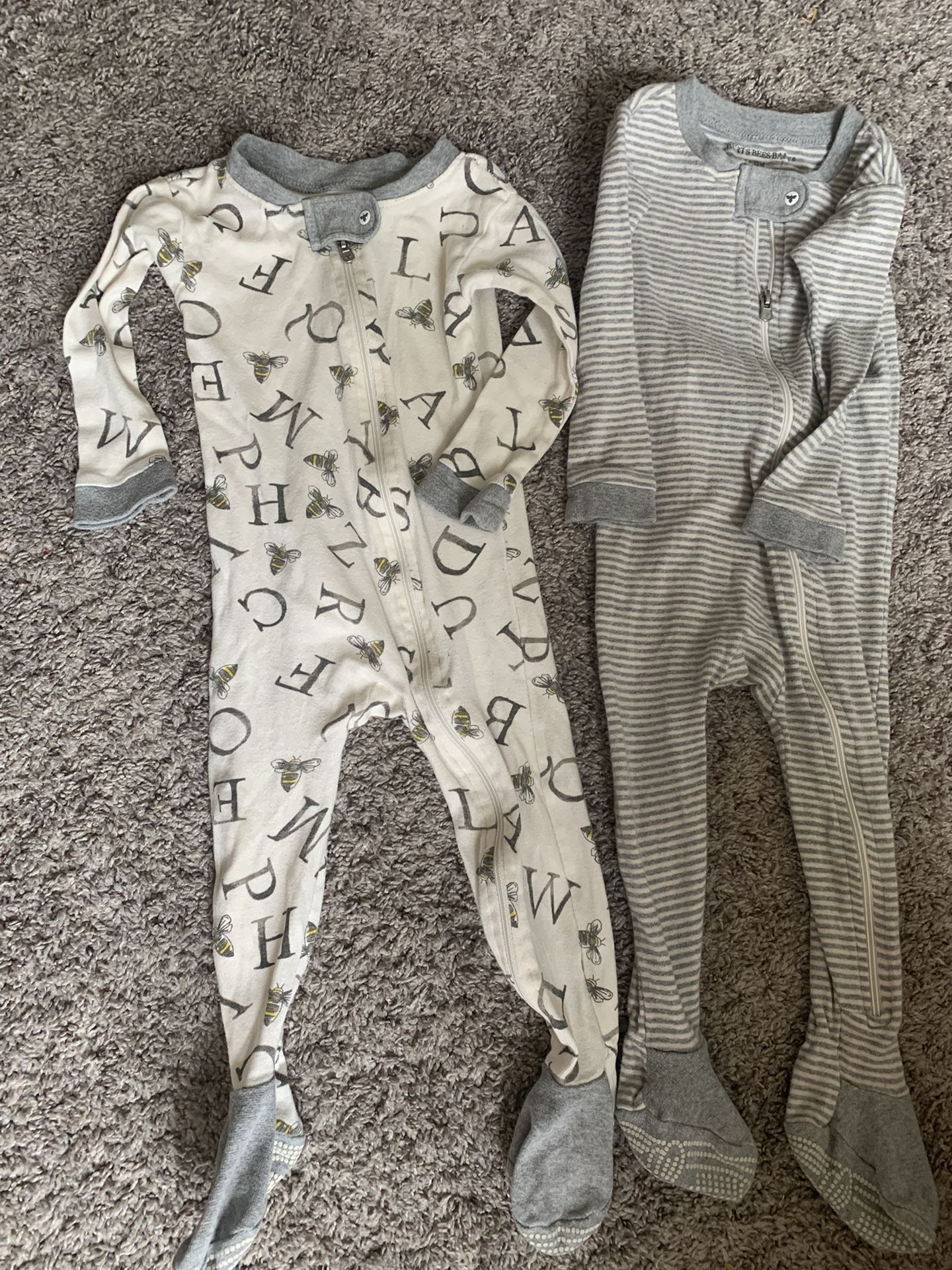 Burt’s Bees Sleepers Size 12 Months 
