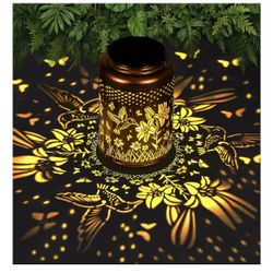 Solar Lanterns Outdoor Waterproof Hummingbird, 
