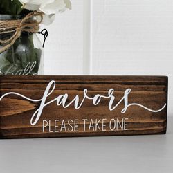 Party Favor Sign
