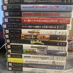 Old PSP Video Games 