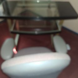 Glass Desk +chair