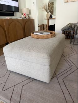 Crate and Barrel Ottoman