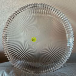 Crystal Plate- Brand New - From staging store