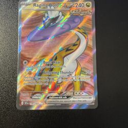 Raging Bolt Ex Pokemon Card 